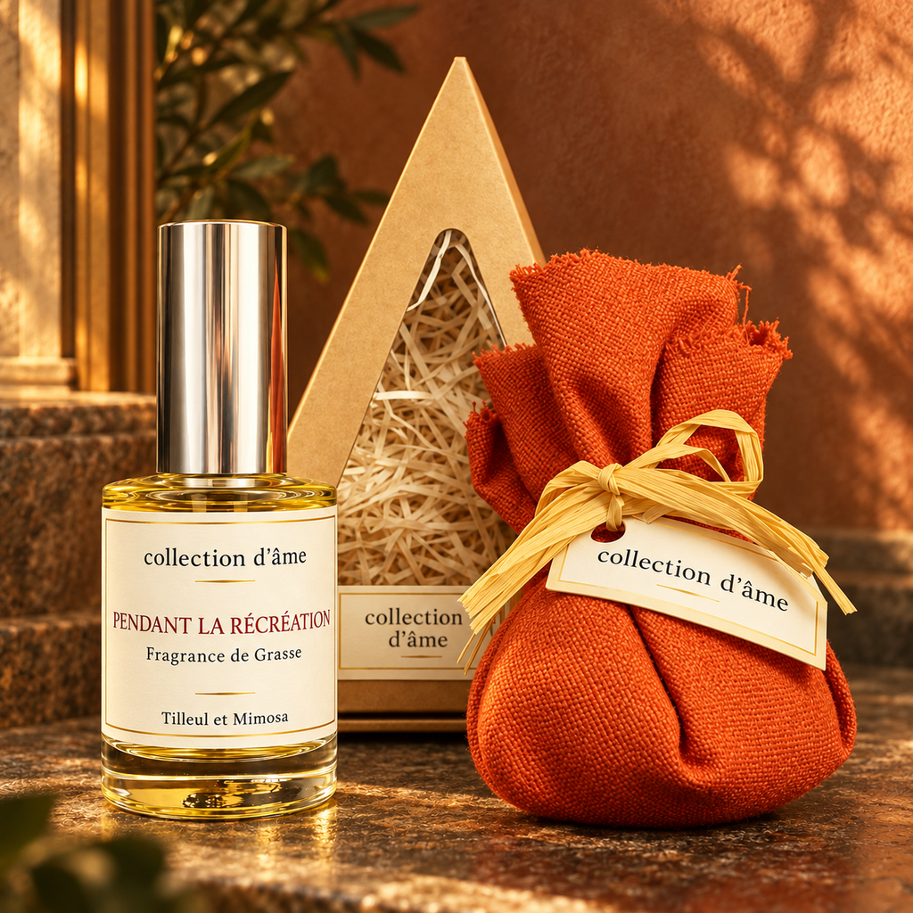 Coffret vaporisateur 30ml + pochon tissus — collection d’âme