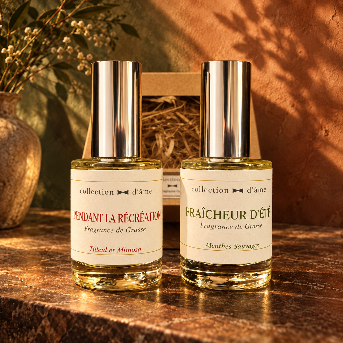 Offre "Duo" 2 x 30ml Vaporisateurs de Parfum d'intérieur — collection d’âme