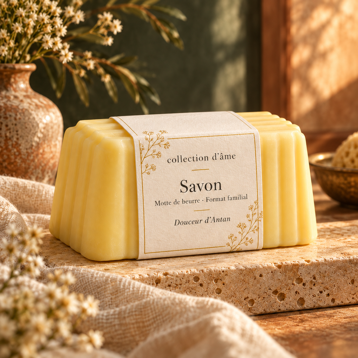Savon - Format familiale - Motte de beurre — collection d’âme
