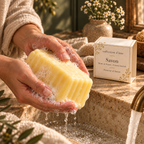 Savon - Format familiale - Motte de beurre — collection d’âme en utilisation