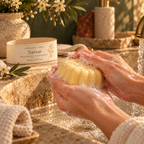 Savon - Méduim - Motte de beurre — collection d’âme en utilisation