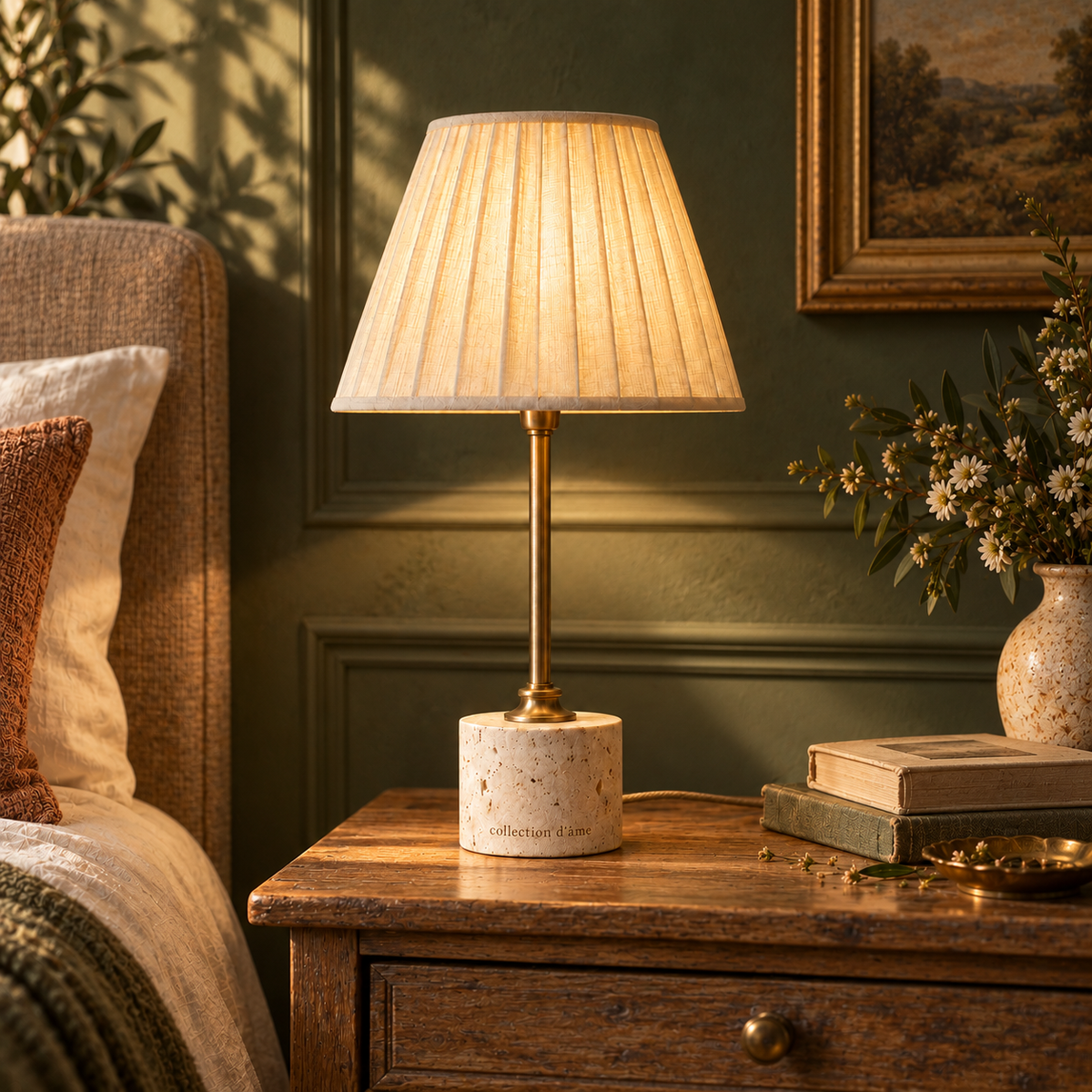 Veilleuse d’Âme — Lampe de chevet — signature collection d’âme